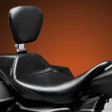 LE PERA OUTCAST SMOOTH FULL LENGTH SEAT HARLEY TOURING 08-21 - OPTIONAL BACKREST