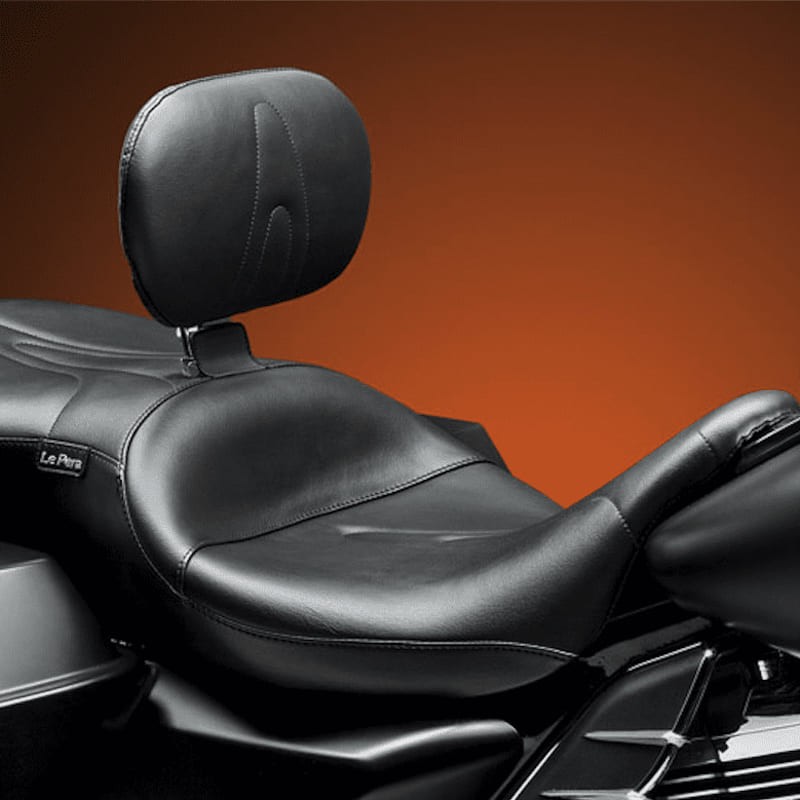 LE PERA RT66 SEAT WITH BACKREST HARLEY TOURING 08-21