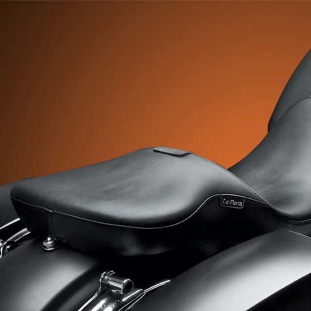 LE PERA MAVERICK SMOOTH SEAT WITH BACKRST HARLEY TOURING 08-21 - REMOVED BACKREST
