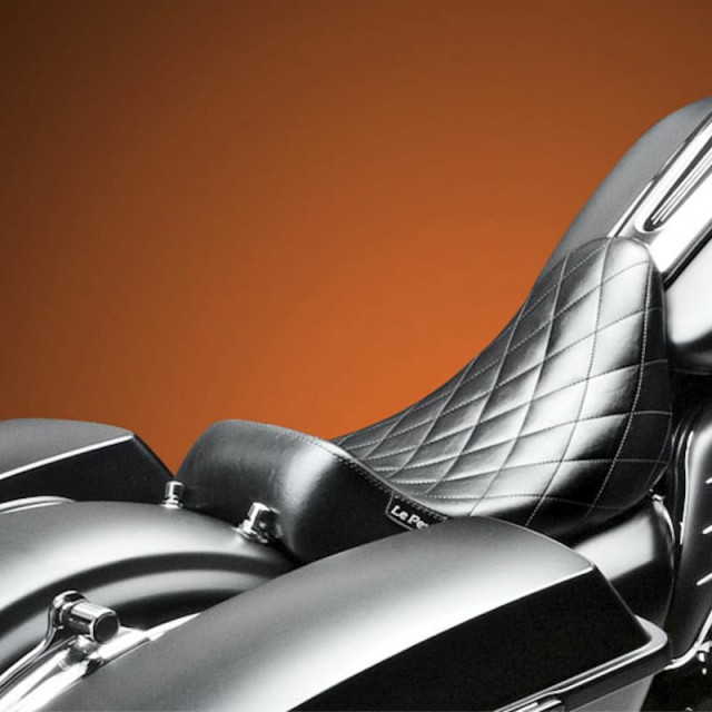 Le Pera Bare Bones Diamond Seat Harley Touring | BurnOutSpecial