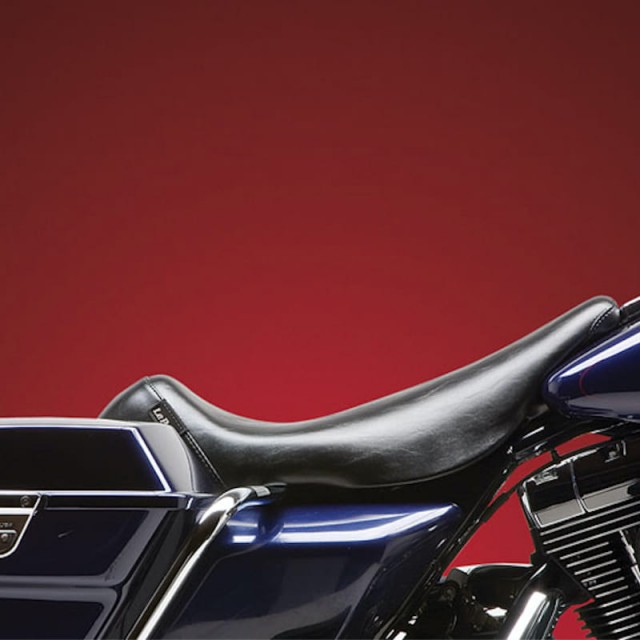 Le Pera Bare Bones Smooth Seat Harley Electra Glide | BurnOutSpecial