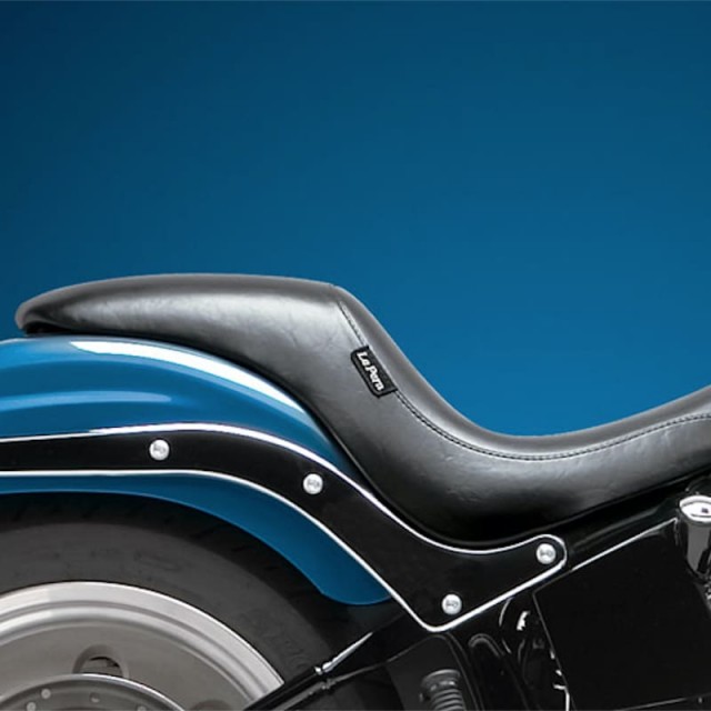 Le Pera LX-860 Full Length Smooth Silhouette Seat Harley 00-05 FXST 00-17 FLST 