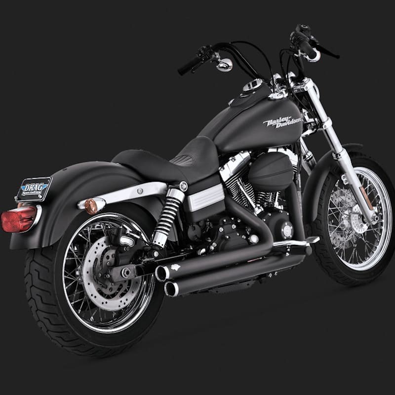 Portapacchi Nero Solo per Harley Davidson Dyna Street Bob e Wide Glide FXD 06-17