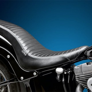 LE PERA COBRA TWO UP PLEATED SEAT HARLEY SOFTAIL 06-17