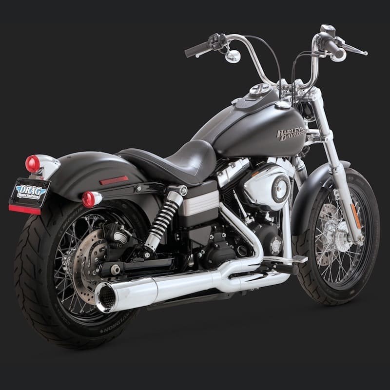 SCARICO VANCE HINES PRO PIPE CROMO 2-IN-1 PER HARLEY DYNA 12-17