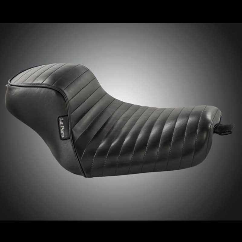SELLA LE PERA SPROKET PLEATED SOLO SEAT HARLEY SPORTSTER XL 10-20