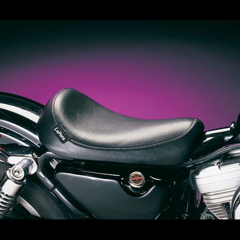SELLA LE PERA SILHOUETTE SMOOTH SOLO SEAT HARLEY SPORTSTER XL 86-03
