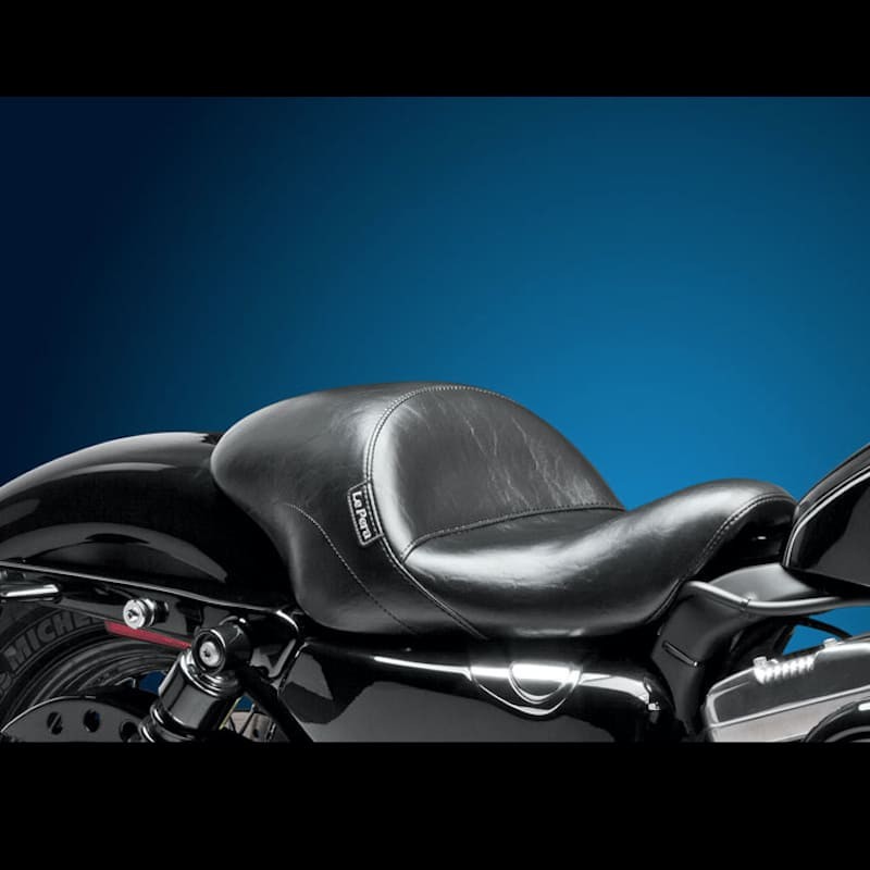 LE PERA AVIATOR UP FRONT SMOOTH SOLO SEAT HARLEY SPORTSTER XL