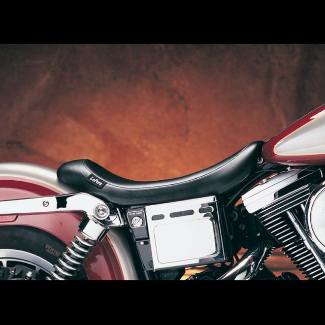 SELLA LE PERA SILHOUETTE SOLO SMOOTH SEAT HARLEY DYNA - SIDE