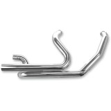 S&S POWER TUNE DUAL CHROME HEADPIPES COVER HARLEY TOURING