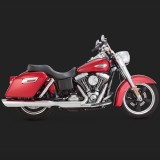 TERMINALE VANCE HINES TWIN SLASH 2-IN-1 HARLEY DYNA SWITCHBACK/LOWRIDER - LATO