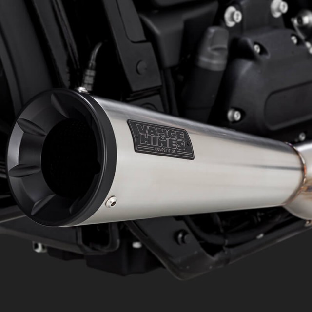 VANCE HINES STAINLESS 2-INTO-1 UPSWEEP EXHAUST FOR SOFTAIL 2018-2021