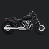 VANCE & HINES PRO PIPE CHROME EXHAUST FOR HARLEY SOFTAIL 2018-2021 - SIDE