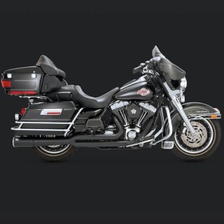 VANCE HINES PRO PIPE BLACK HARLEY TOURING EXHAUST 1999-2008