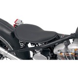 DRAG SPECIALTIES SMALL LOW PROFILE SPRING SOLO SEAT LEATHER BLACK