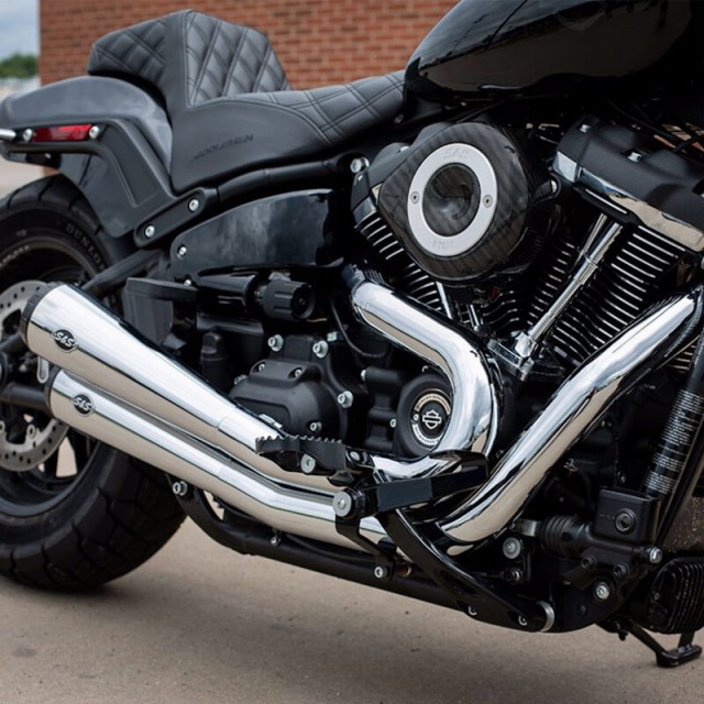 TEARDROP CARBON COVER FOR S&S STEALTH AIR CLEANER - HARLEY