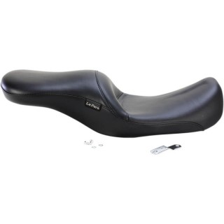 LE PERA SORRENTO SMOOTH 2-UP SEAT HARLEY TOURING 08-20 WITH PYO/BAGGER NATION GAS TANK