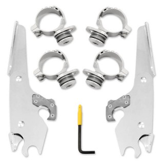 MEMPHIS SHADES POLISHED TRIGGER LOCK MOUNTING FOR INDIAN SCOUT 15-20