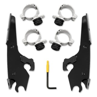 MEMPHIS SHADES BLACK TRIGGER LOCK MOUNTING FOR INDIAN SCOUT 2015-2020