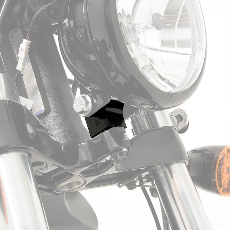 MEMPHIS SHADES HEADLIGHT EXTENSION BLOCK B FOR INDIAN SCOUT 2015-2020 - DETAIL