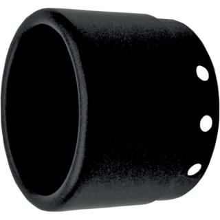 ROLLED BLACK END CAP FOR SUPERTRAPP MUFFLERS