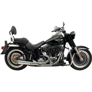 SUPERTRAPP FATSHOT 2-IN-1 CHROME EXHAUST FOR HARLEY SOFTAIL 1984-2011 - HARLEY