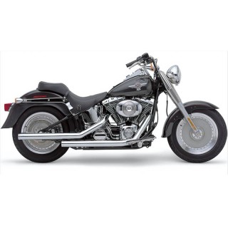 COBRA DRAGSTERS CHROME EXHAUST FOR HARLEY SOFTAIL 2000-2006