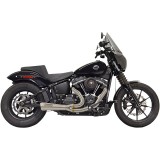 BASSANI XHAUST ROAD RAGE THE RIPPER 2 INTO 1 SHORT STAINLESS STEEL EXHAUST SOFTAIL 18-21