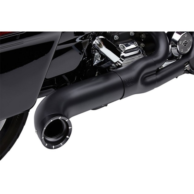 COBRA TURN OUT 2-IN-1 BLACK EXHAUST FOR HARLEY DAVIDSON TOURING 2009-2016 - MUFFLER SX