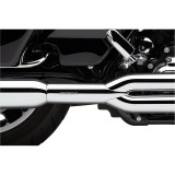 COBRA POWERPRO 2-IN-1 CHROME EXHAUST FOR BAGGER HARLEY DAVIDSON TOURING 10-16 - HEAD PIPES