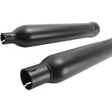 COBRA NH SERIES BLACK MUFFLERS FOR HARLEY DAVIDSON TOURING 2017-2021 - HEAD PIPES ATTACHMENT