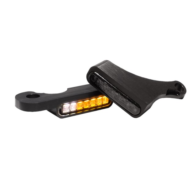 HEINZ BIKES FRONT LED TURN SIGNALS WITH POSITION LIGHTS FOR HARLEY SOFTAIL 2018-2021