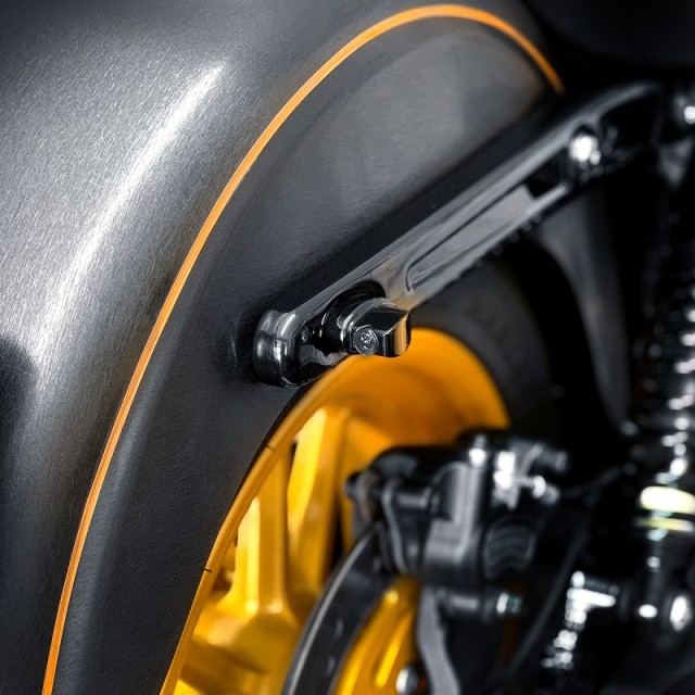Heinz Bikes Winglets LED Indicator Harley-Davidson FENDER Rear E-Certified Black