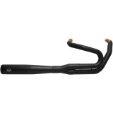 S&S SUPERSTREET 2-IN-1 BLACK EXHAUST SYSTEM HARLEY SOFTAIL KING-FAT BOY-BREAKOUT 18-20 - EXHAUST