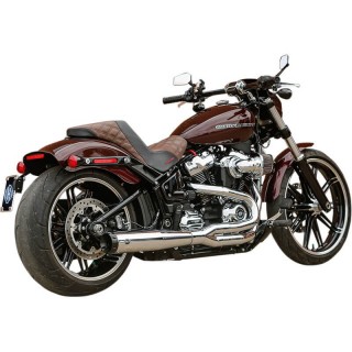 S&S SUPERSTREET 2-IN-1 CHROME EXHAUST SYSTEM HARLEY SOFTAIL KING-FAT BOY-BREAKOUT 18-20