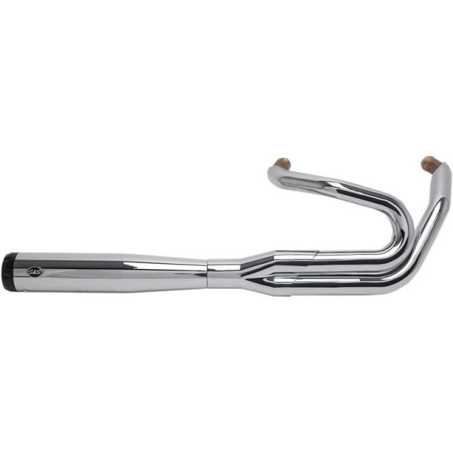 S&S SUPERSTREET 2-IN-1 CHROME EXHAUST SYSTEM HARLEY SOFTAIL KING-FAT BOY-BREAKOUT 18-20 - EXHAUST