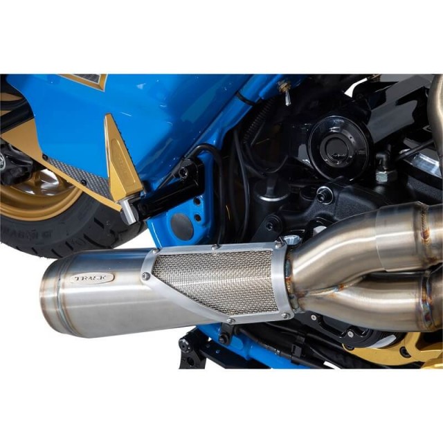 TRASK PERFORMANCE BIG SEXY 2-IN-1 BRUSHED STEEL EXHAUST HARLEY TOURING 17-20 - MUFFLER
