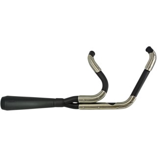 TRASK PERFORMANCE ASSAULT 2-IN-1 BLACK EXHAUST HARLEY TOURING 2017-2022