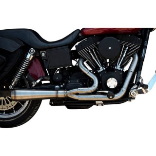 TRASK PERFORMANCE ASSAULT 2-IN-1 STAINLESS EXHAUST HARLEY DYNA 1991-2005