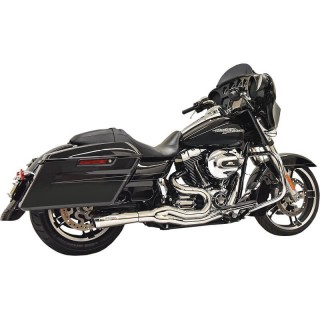 BASSANI XHAUST ROAD RAGE III 2 IN 1 MID CHROME EXHAUST HARLEY TOURING 2006-2016