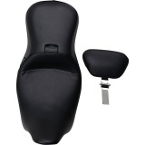 LE PERA 2-UP OUTCAST SMOOTH SEAT DRIVER'S BACKREST HARLEY DAVIDSON TOURING 2008-2022 - FRONT